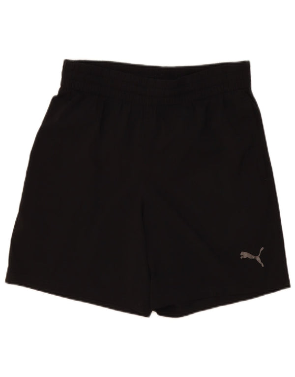 Puma Pantalones cortos deportivos para hombre pequeño poliéster negro