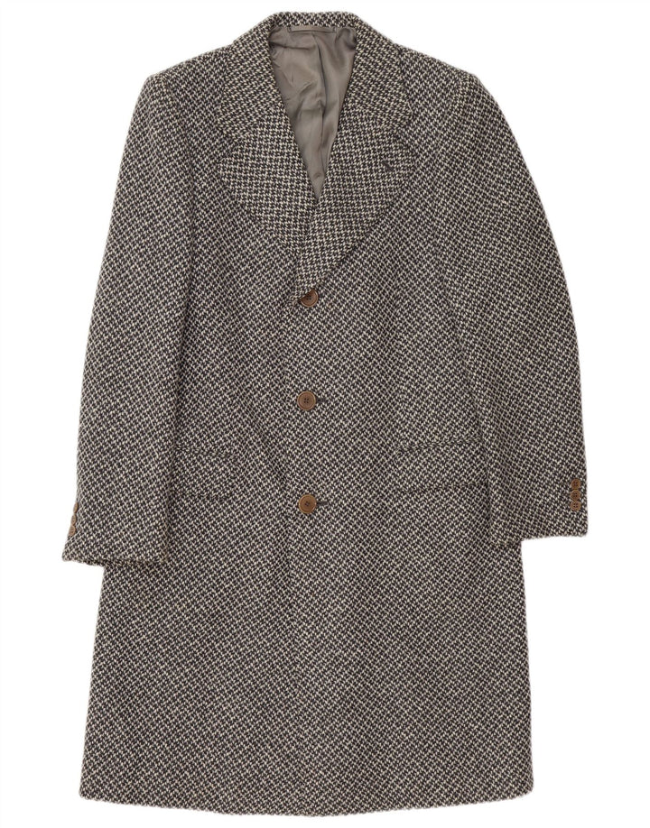 Freeman Abrigo para hombre IT 46 Pequeño gris moteado