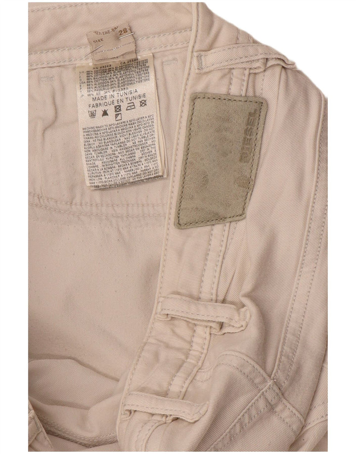 Vaqueros Slim Mujer Diesel W28 L32 Algodón Blanco