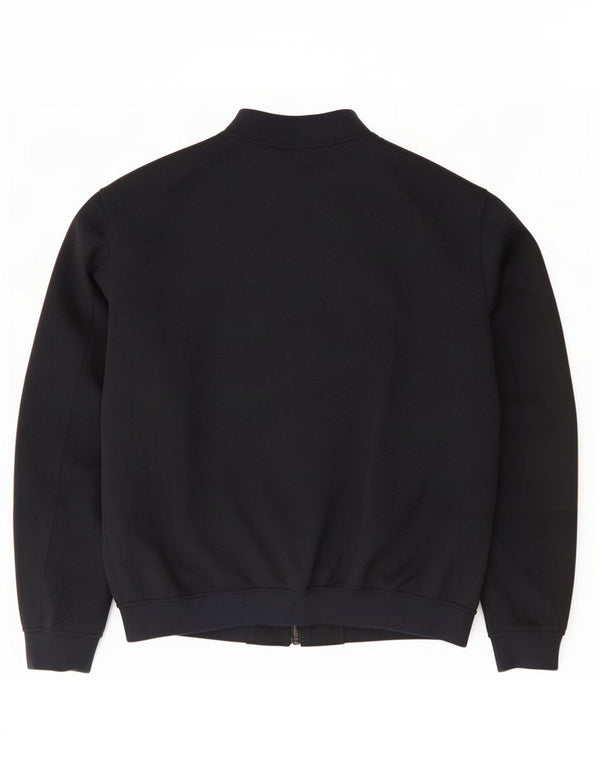 Zara Hombre Cazadora Bomber UK 42 XL Azul Marino Poliéster