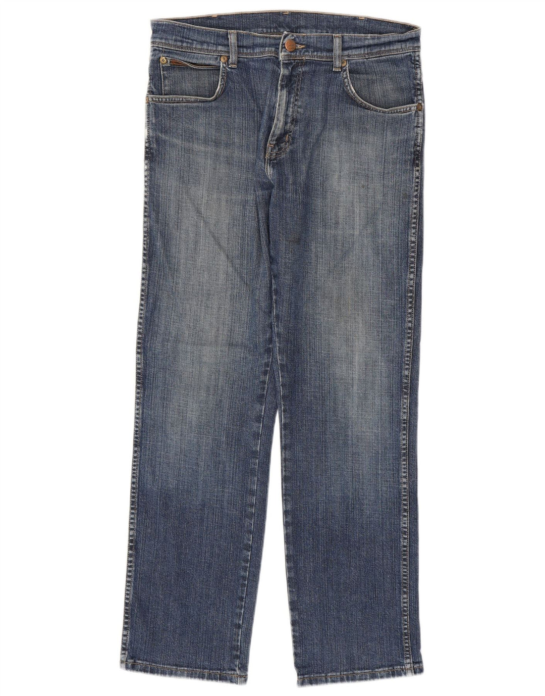 Vaqueros Wrangler Hombre Rectos W32 L30 Azul