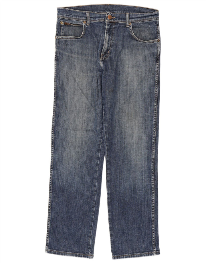 Vaqueros Wrangler Hombre Rectos W32 L30 Azul