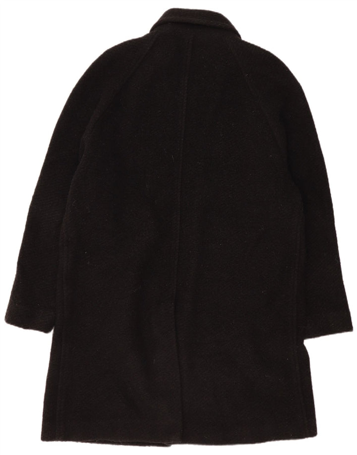 Zara Hombre Abrigo UK 40 Grande Lana Negra