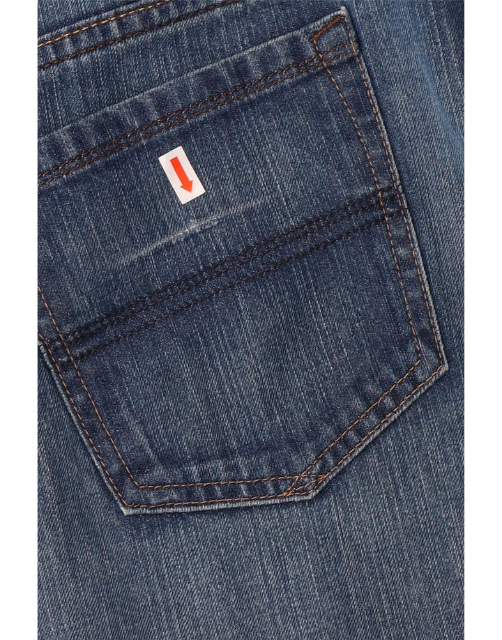 Marks & Spencer Vaqueros rectos azules Harbor para hombre W40 L29 Algodón azul