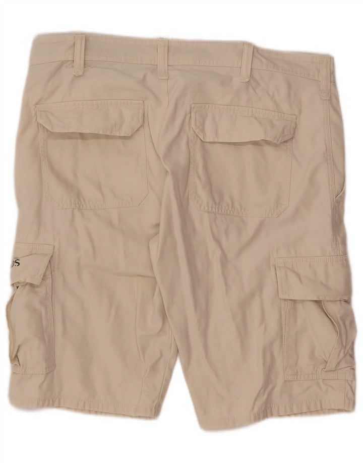 Asics Pantalones cortos cargo para hombre IT 56 3XL W40 Algodón beige
