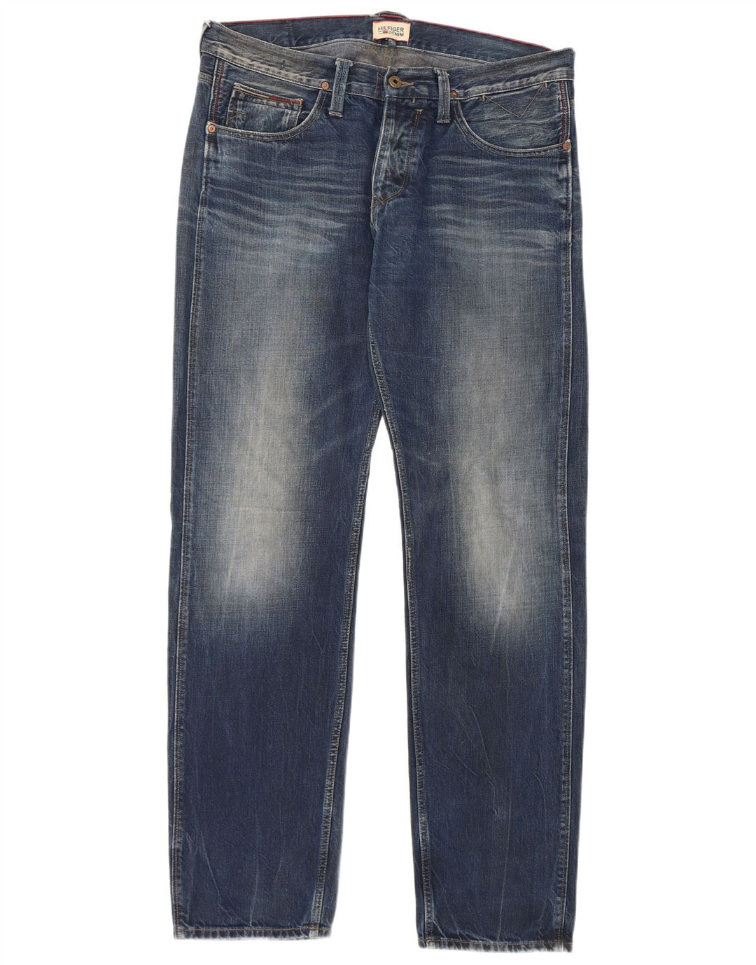 Tommy Hilfiger Vaqueros rectos para hombre W34 L34 Azul