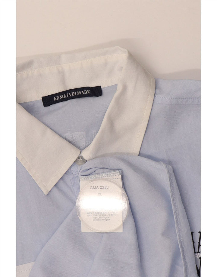 Armata Di Mare Camisa gráfica para niño 13-14 años XL Algodón azul