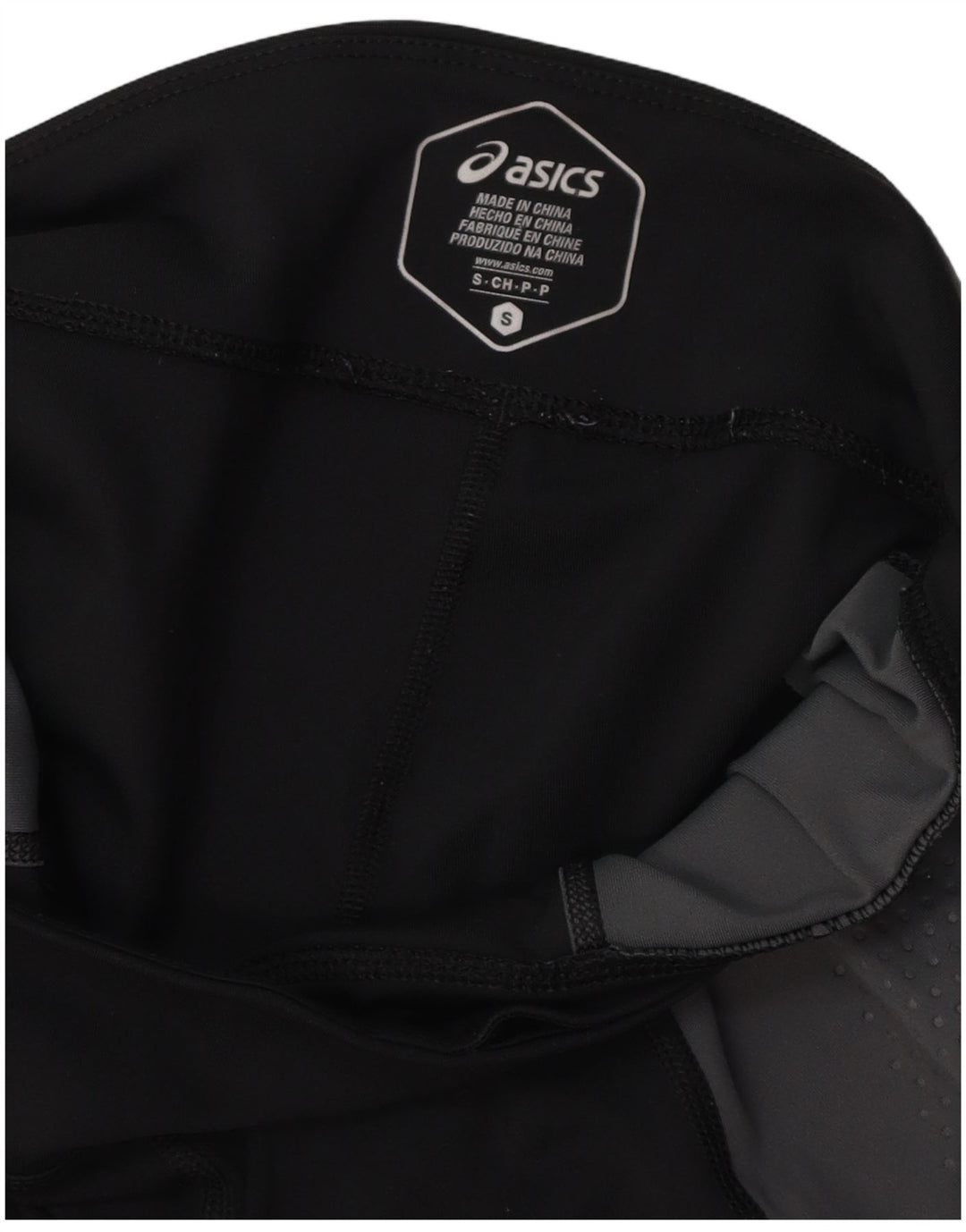 ASICS Leggings gráficos para mujer Reino Unido 10 Pequeño gris Colorblock