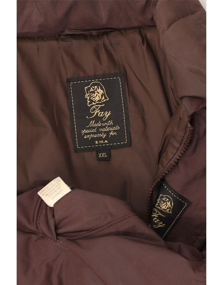 Chaqueta Acolchada Mujer Fay ES 44 2XL Marrón Poliamida