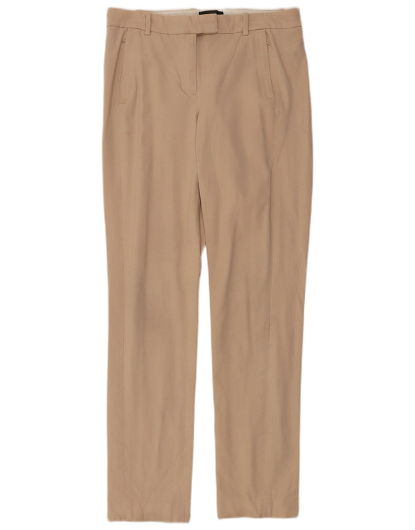 J. CREW Pantalones de traje ajustados Maddie para mujer US 6 Medium W30 L32 Algodón beige