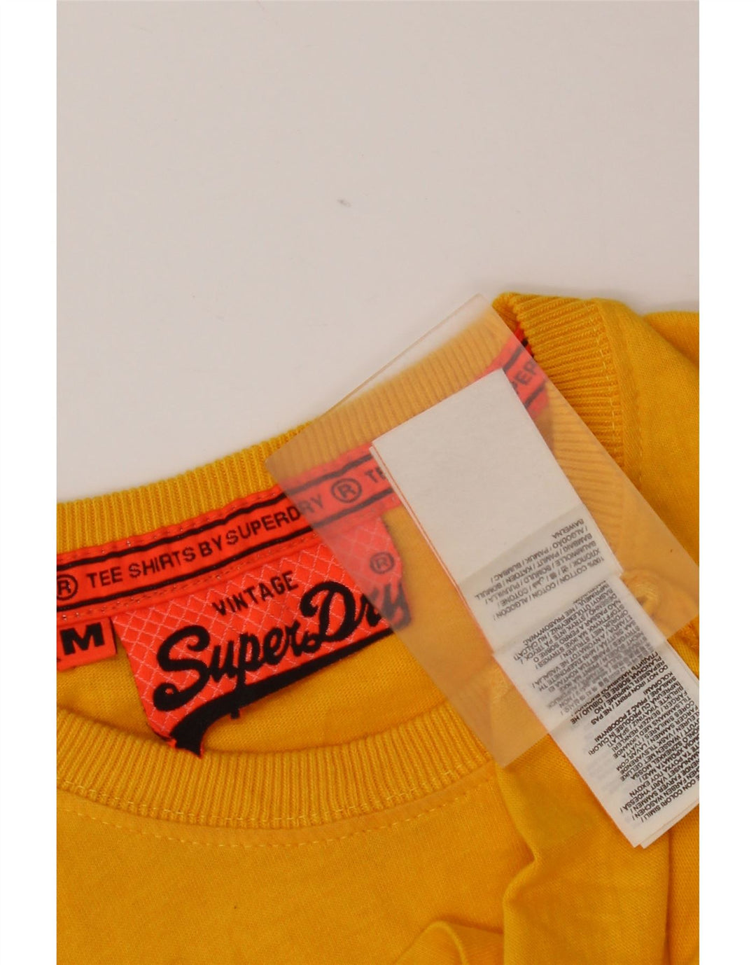 Superdry Camiseta Gráfica De Algodón Amarillo Medio Para Hombre