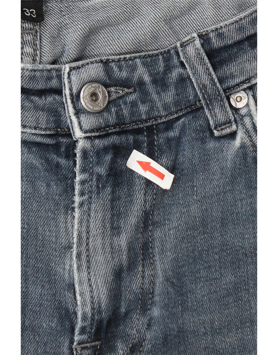 Roy Rogers Vaqueros rectos para hombre W33 L31 Algodón azul