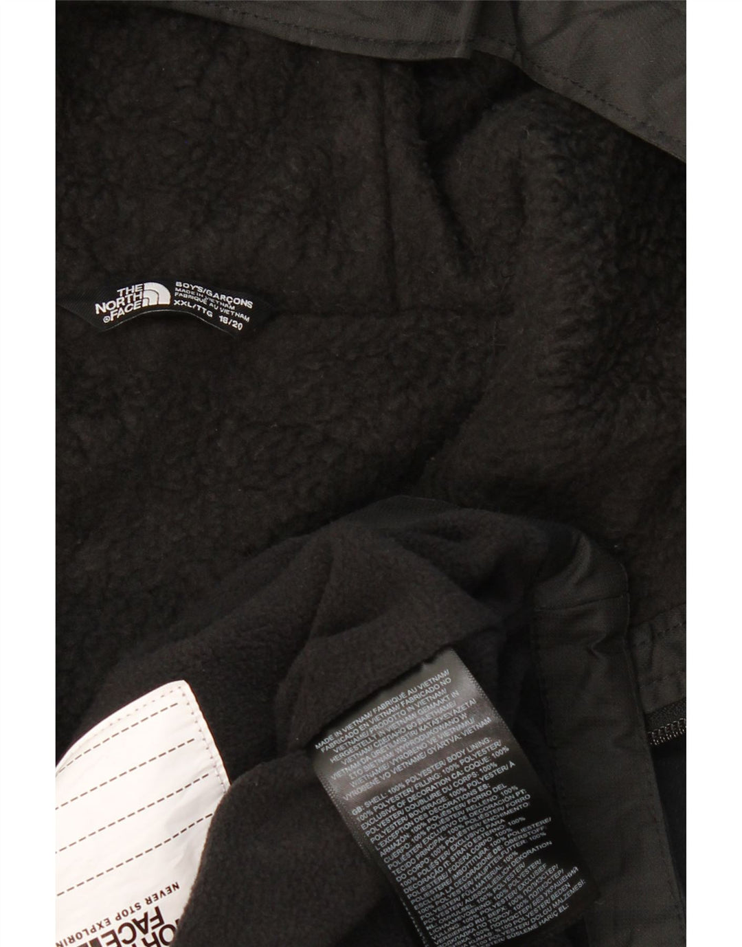 THE NORTH FACE Chaqueta cortavientos con capucha para niños 15-16 años 2XL Negro