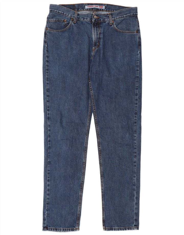 CARRERA Jeans rectos 700 para hombre W36 L33 Algodón azul