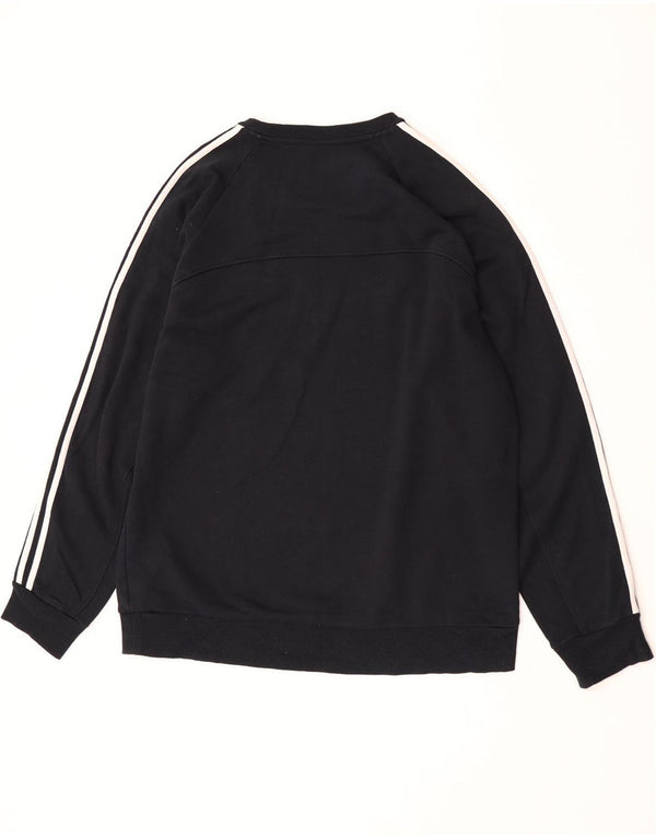 Adidas Hombre Sudadera Jumper XL Negro Algodón