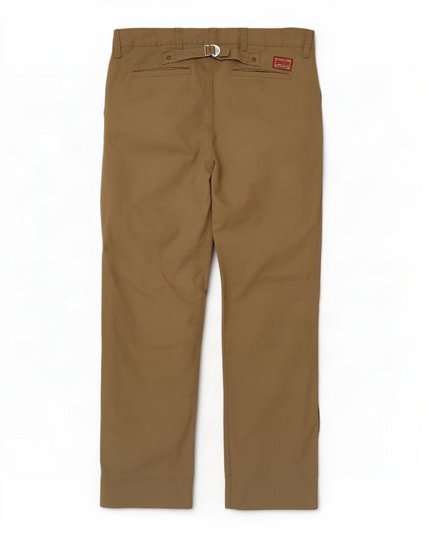 Superdry Mens Straight Chino Trousers W34 L32 Beige