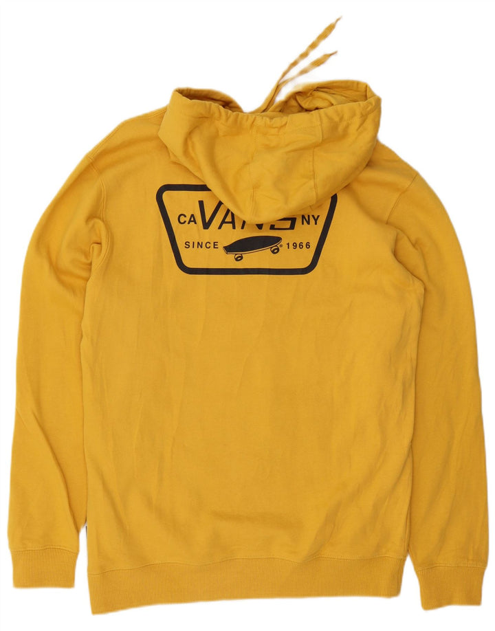 Vans Hombre Sudadera Con Capucha Gráfica Jersey Pequeño Amarillo