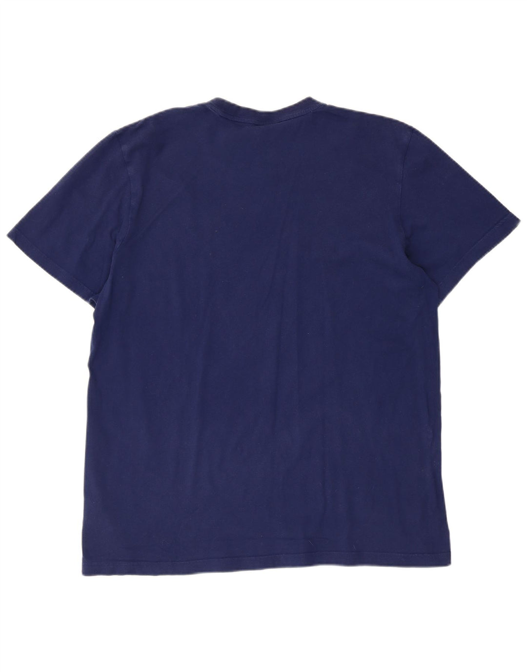 ADIDAS Camiseta Hombre Top Grande Azul Marino Algodón