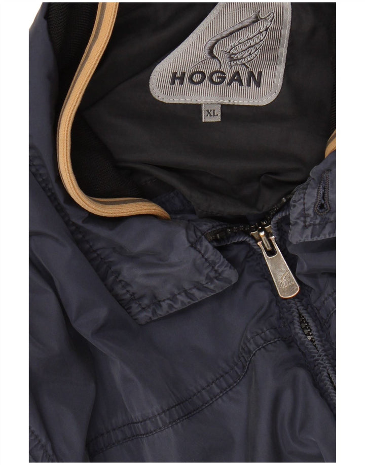 HOGAN Chaqueta Bomber Hombre UK 42 XL Azul Marino