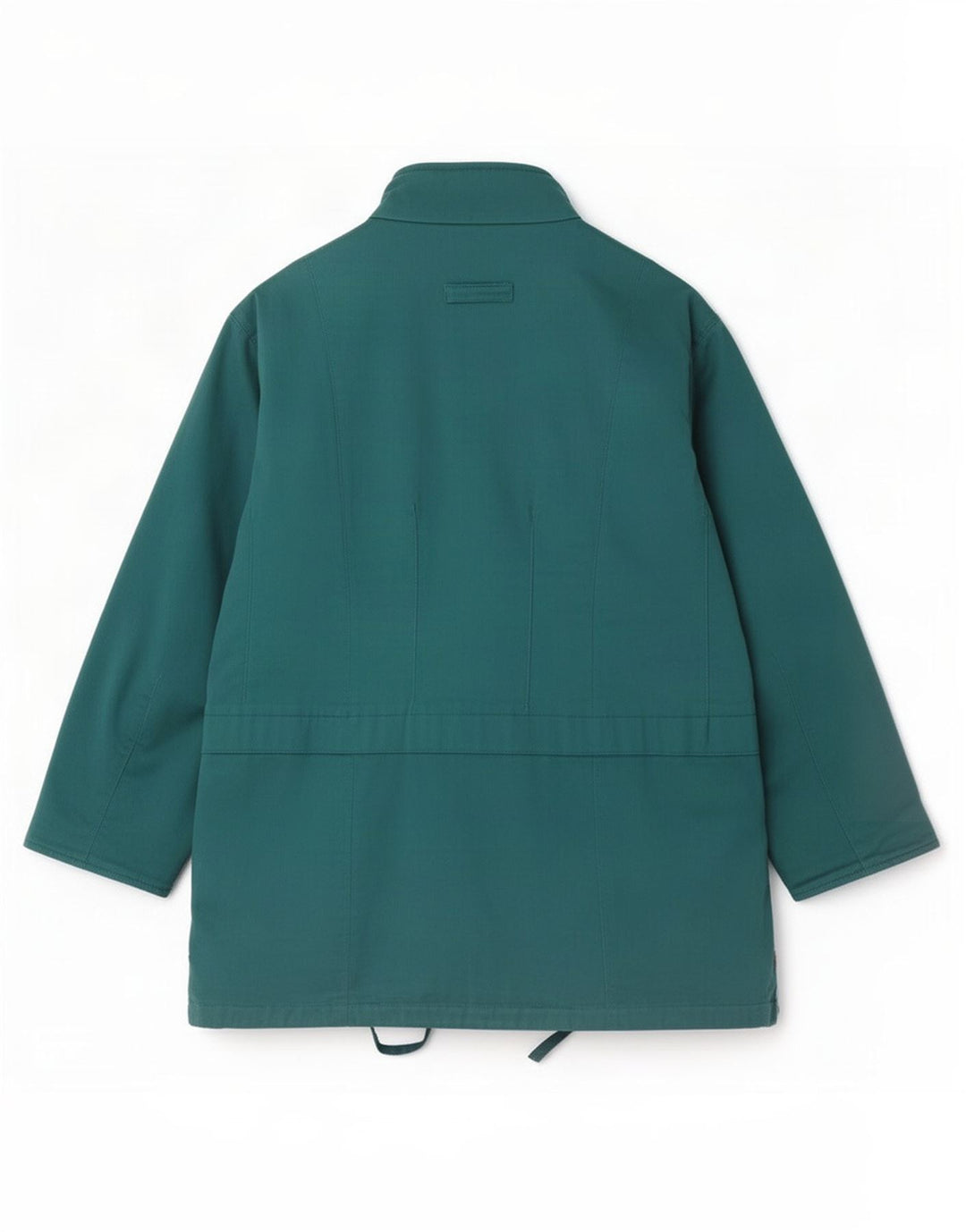Vintage Mujer Parka Chaqueta IT 44 Algodón Turquesa Grande