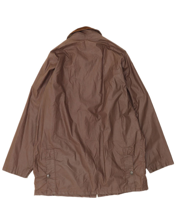 Conbipel Chaqueta holgada de algodón encerado para hombre UK 36 Small Marrón Poliéster