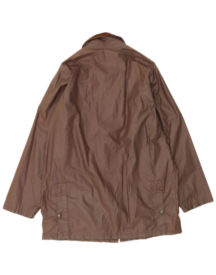 Conbipel Chaqueta holgada de algodón encerado para hombre UK 36 Small Marrón Poliéster