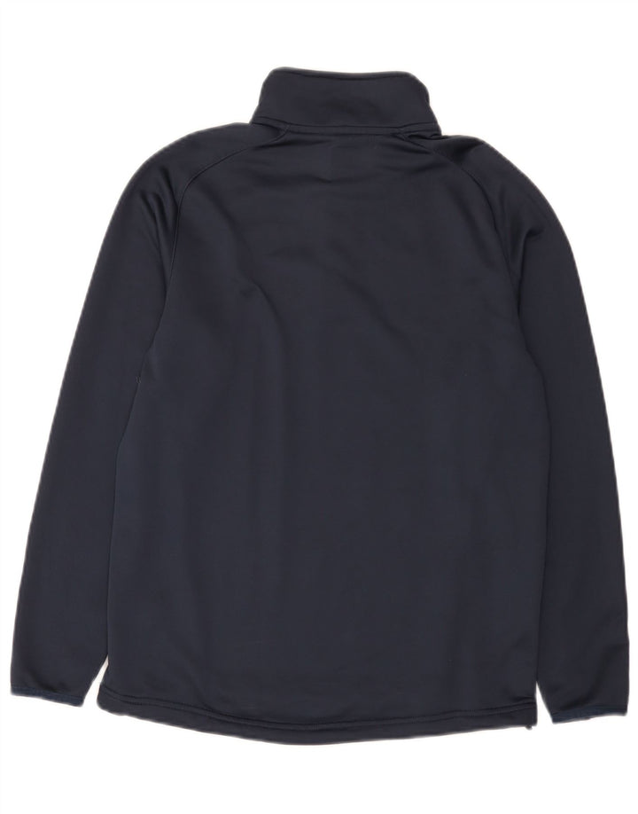 Canterbury - Chándal para niño con cremallera y cuello, 13-14 años, azul marino