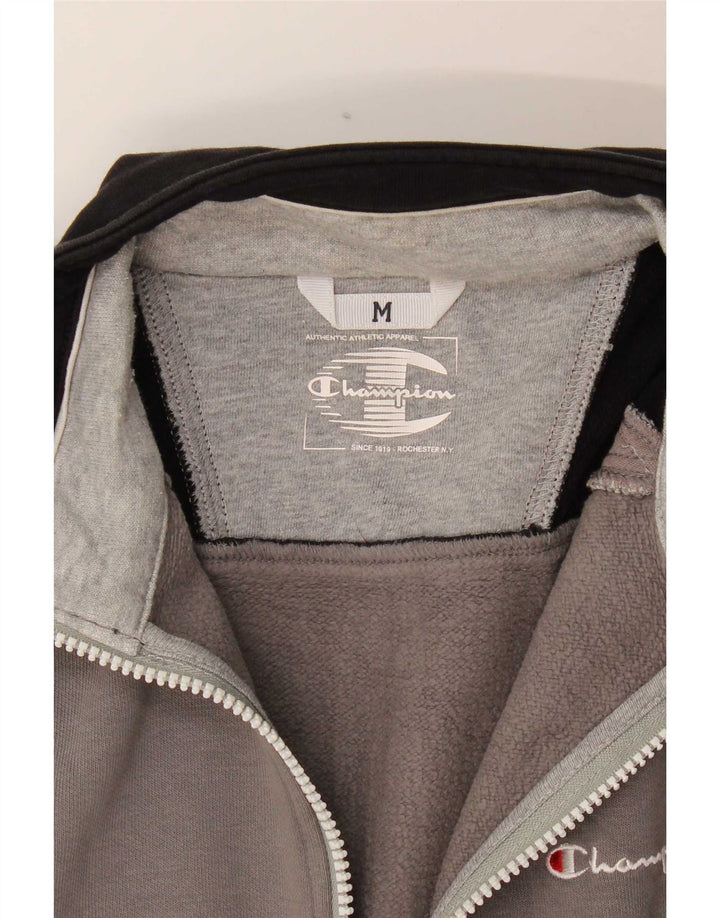 Champion Chaqueta De Chándal Para Hombre Gris Medio Colorblock