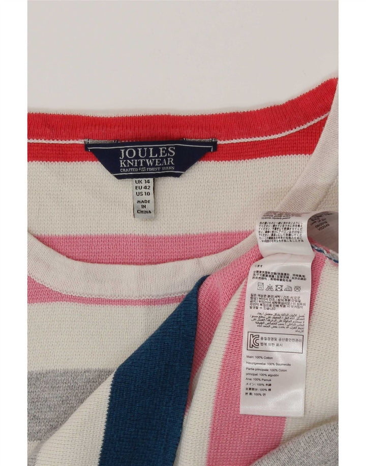 Joules Blusa para Mujer Top UK 44 Grande Rayas Multicolores
