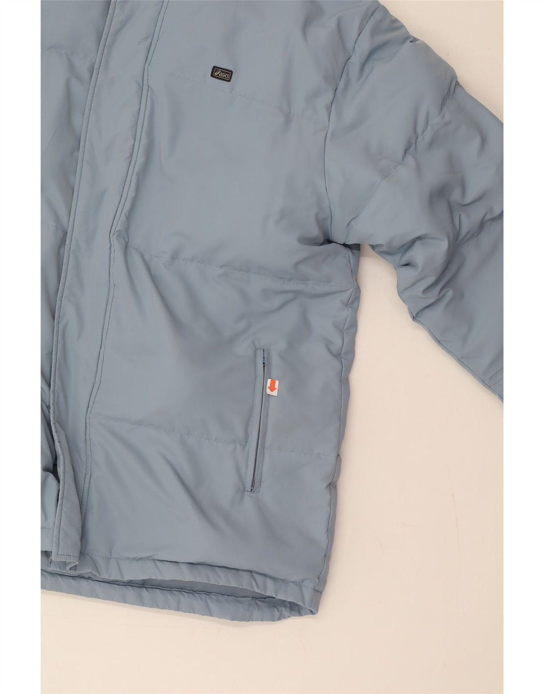 ASICS Mens Padded Jacket UK 42 XL Blue Polyester Vintage Asics and Second-Hand Asics from Messina Hembry 
