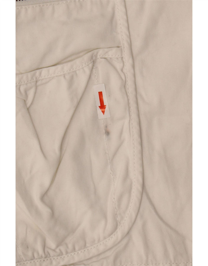 French Connection Pantalones cortos tipo cargo para hombre W36 Algodón blanco grande