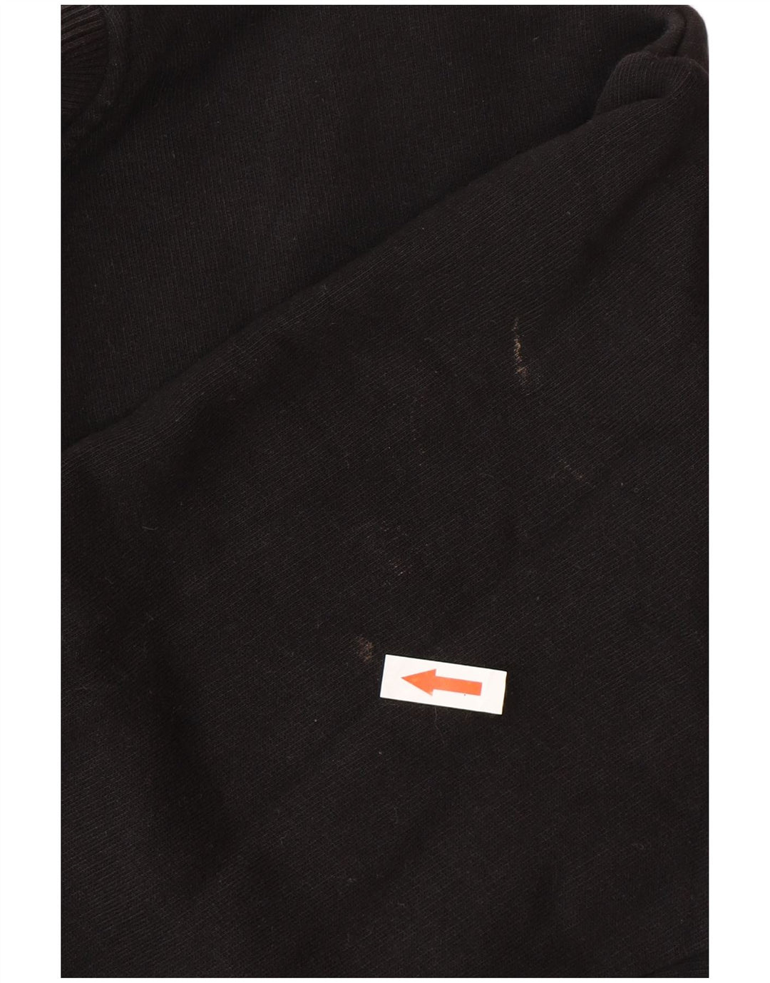 K-Way Hombre Sudadera Jumper Grande Algodón Negro