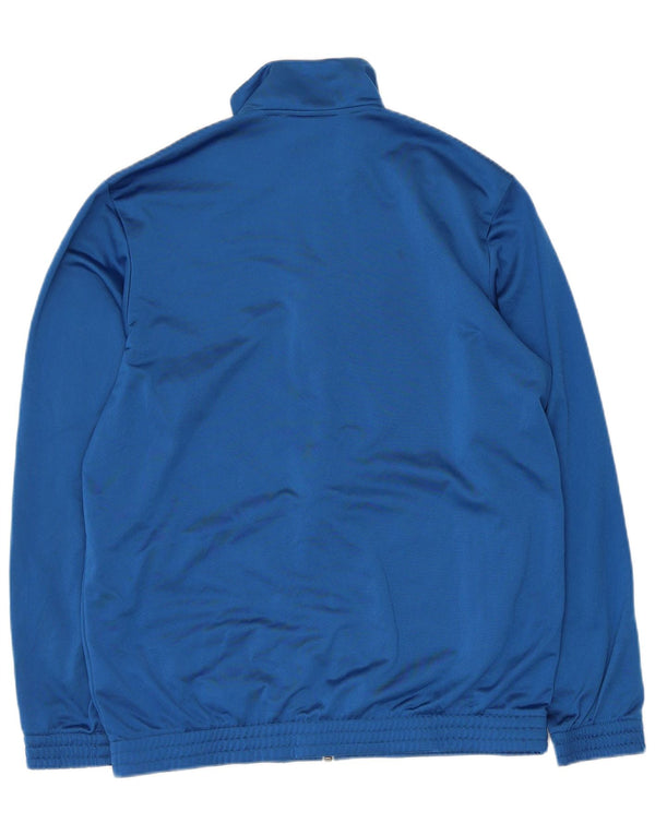 Adidas - Chaqueta de chándal para hombre, talla 42/44, poliéster azul grande