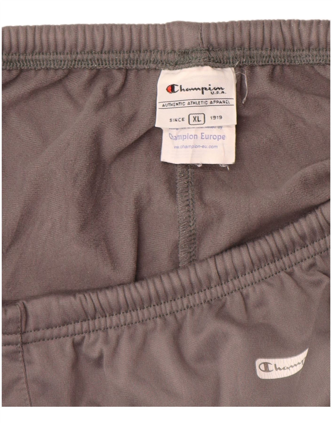 Champion Pantalones de chándal para mujer ES 40 XL Gris Colorblock Poliéster