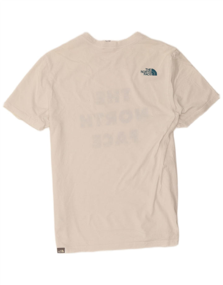 The North Face Camiseta gráfica para hombre Top Medium White Cotton