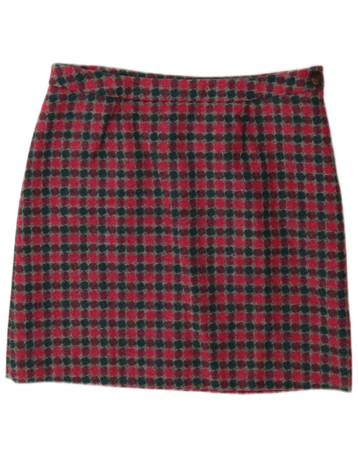 LAURA ASHLEY Minifalda para mujer UK 16 Large W36 Lana manchada multicolor