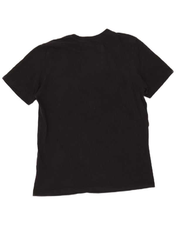 Nike Camiseta gráfica para hombre Top mediano de algodón negro