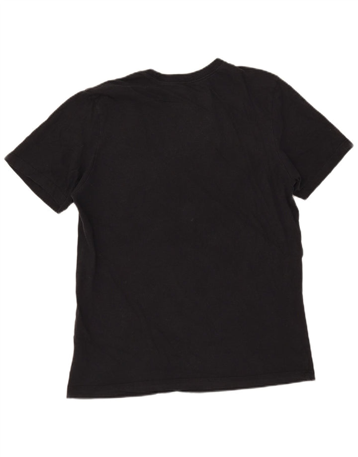 Nike Camiseta gráfica para hombre Top mediano de algodón negro