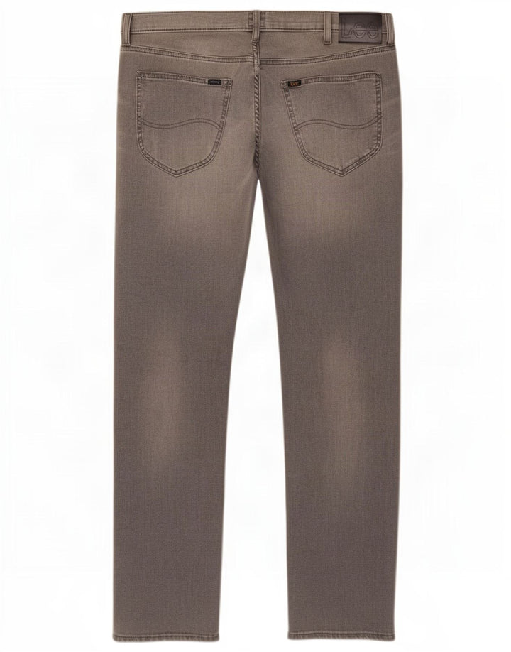 Vaqueros Lee Daren Slim para Hombre W36 L34 Algodón Gris