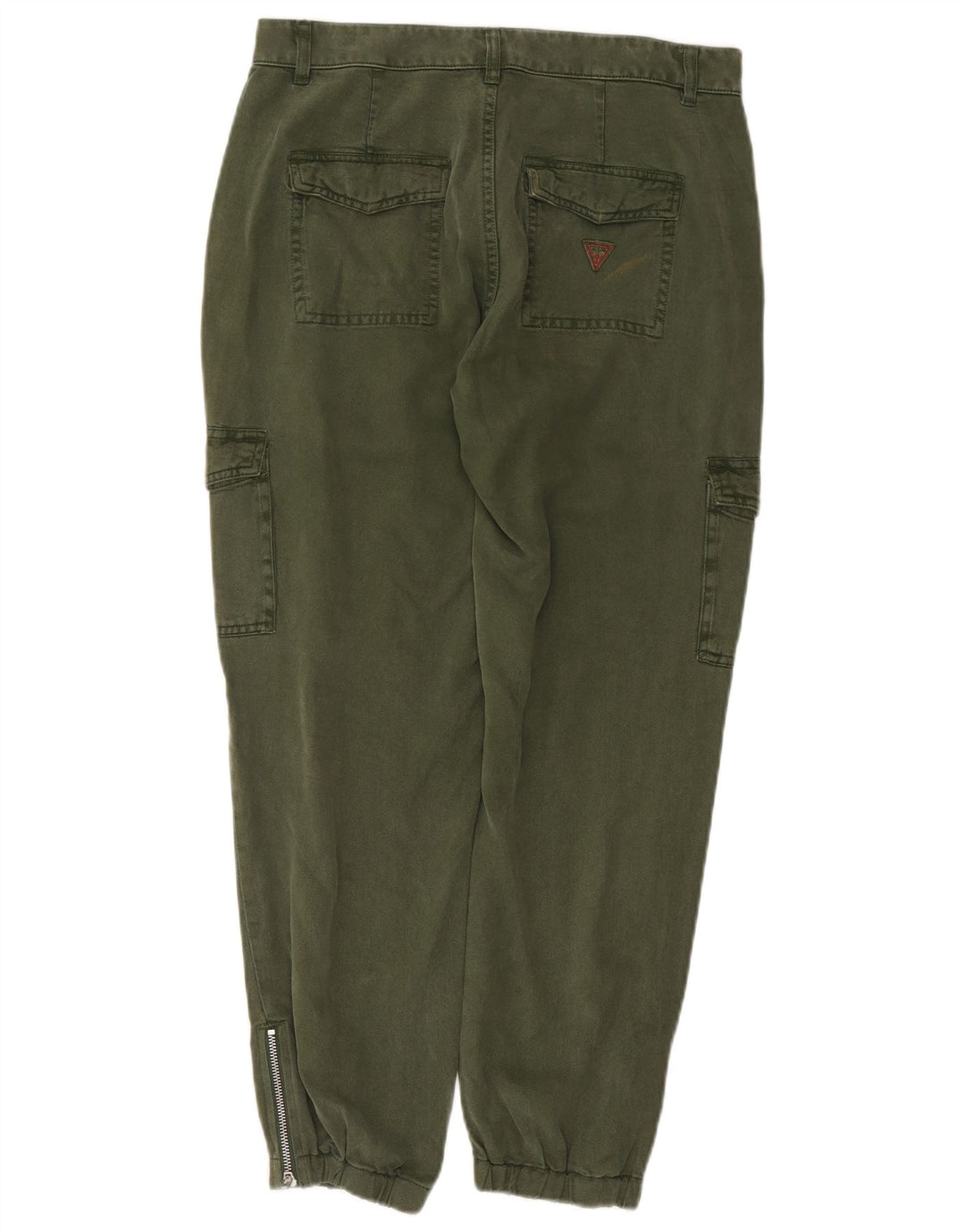 Pantalones Guess Mujer Joggers Cargo W28 L29 Verde