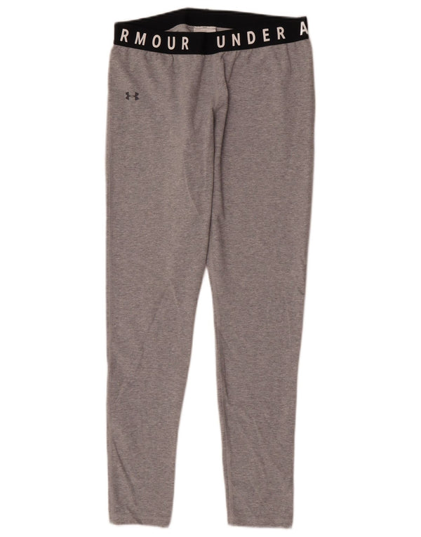 Under Armour Leggings gráficos para mujer Reino Unido 44 Algodón gris medio con bloques de color