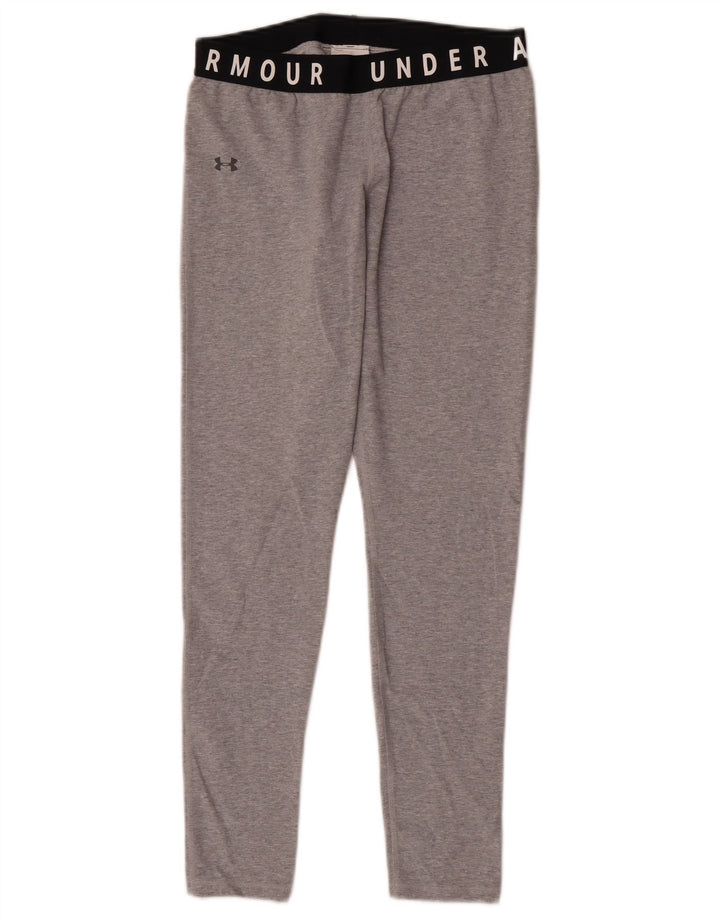 Under Armour Leggings gráficos para mujer Reino Unido 44 Algodón gris medio con bloques de color
