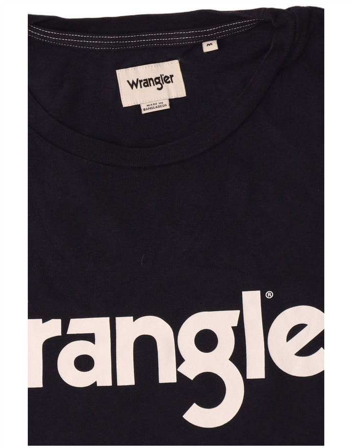 Wrangler Camiseta gráfica para hombre Top Medium Azul marino Algodón
