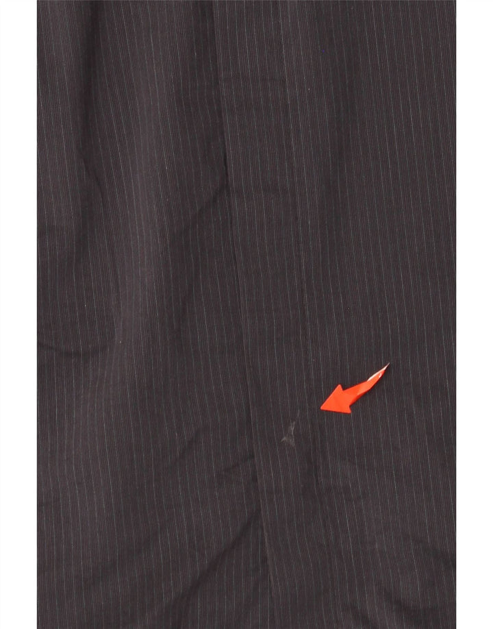 Camisa Trussardi Hombre Talla 41 Mediana Algodón Rayas Negras