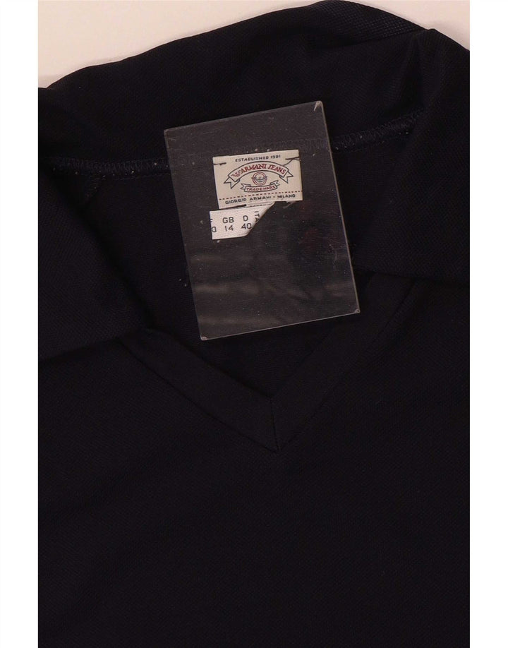 Armani Jeans Polo para mujer UK 44 Medio Azul marino