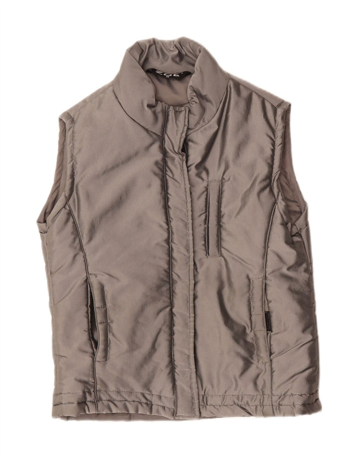 Chaleco acolchado ZOE para mujer UK 44 Nylon gris medio