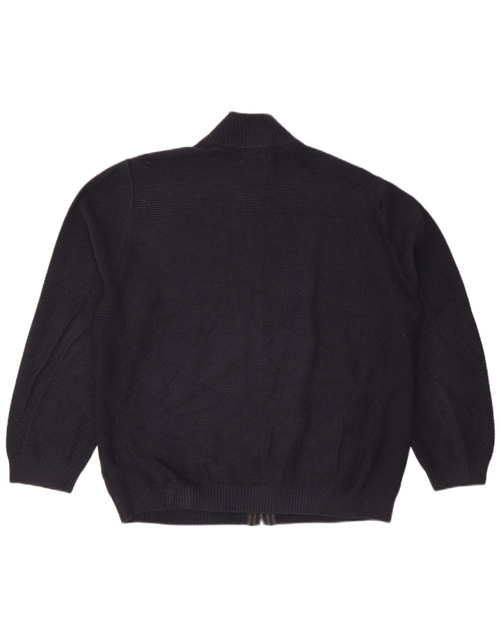 Marks & Spencer - Cárdigan para hombre, talla 2XL, algodón azul marino