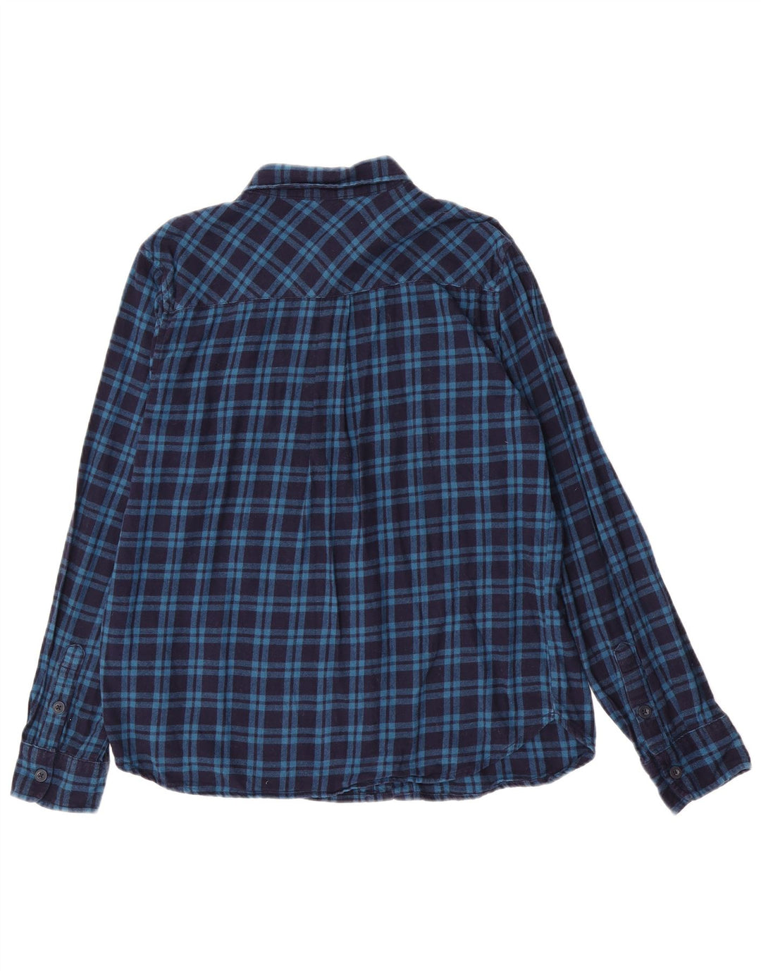 Camisa de franela para hombre de Mountain Warehouse Algodón a cuadros azul marino grande