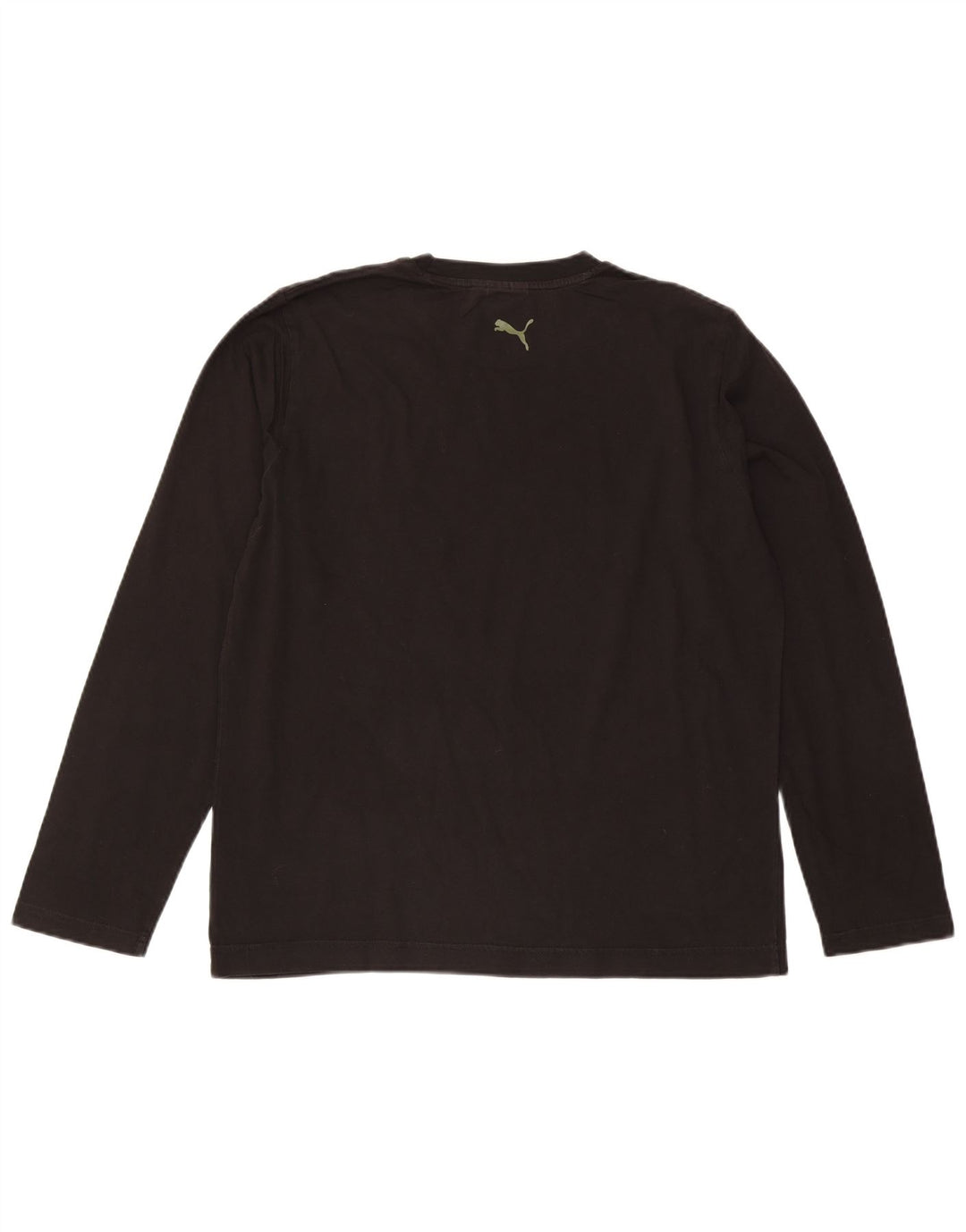 Puma Hombre Gráfico Top Manga Larga Grande Negro