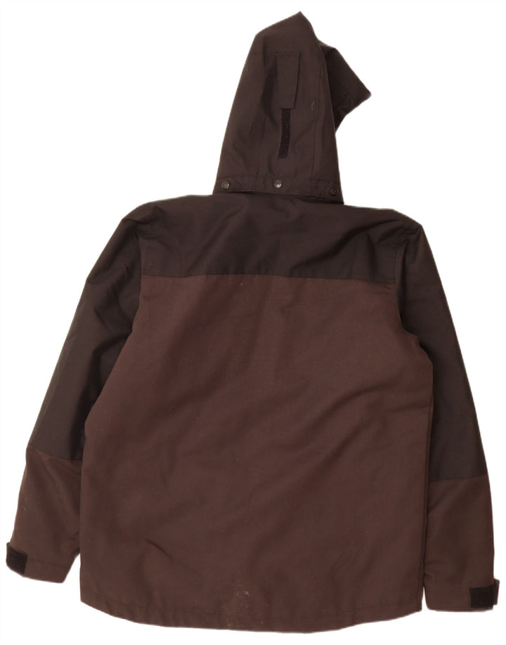 Helly Hansen Chaqueta cortavientos gráfica para hombre Reino Unido 40 Grande Marrón Colorblock